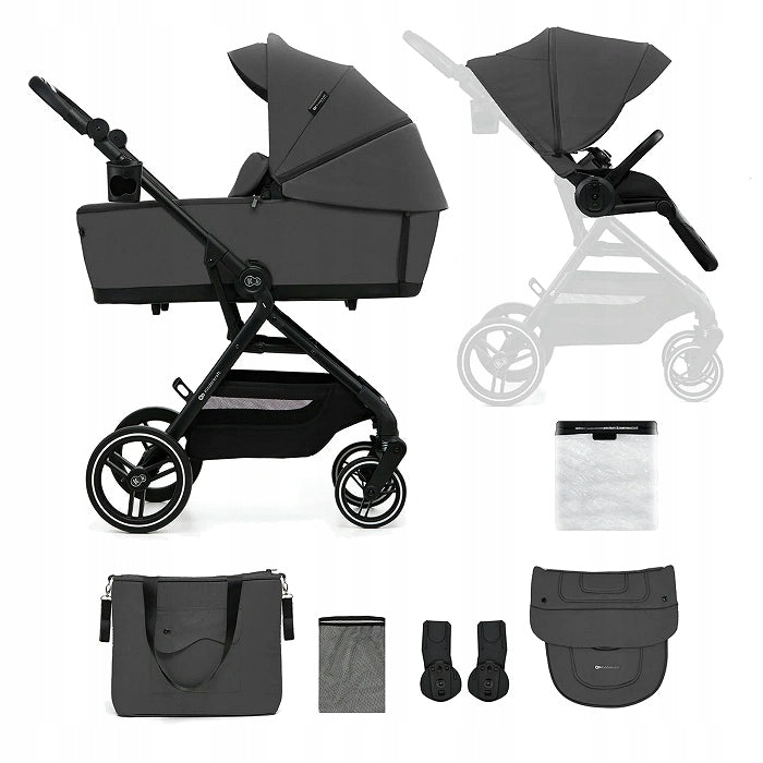 KINDERKRAFT MULTIFUNCTIONAL STROLLER YOXI FRONT-BACK WALKING +GONDOLA UP TO 22KG
