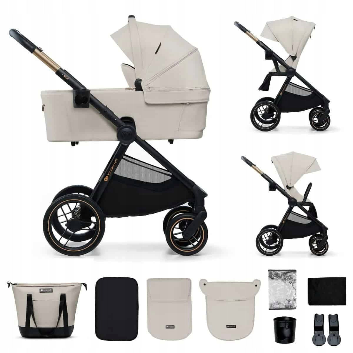 KINDERKRAFT NEA 2 - Multifunctional Trolley Set 2in1 | SOFT BEIGE