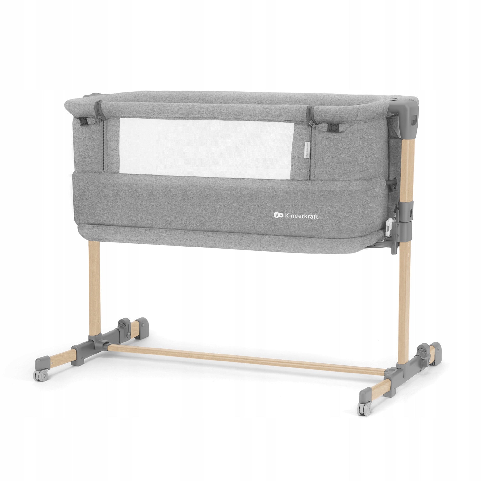 KINDERKRAFT NESTE GROW L 3in1 Folding Travel Cot Color gray
