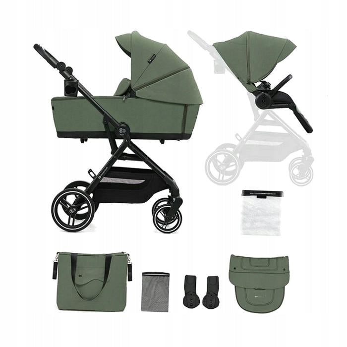 KINDERKRAFT STROLLER 2IN1 WITH GONDOLA YOXI FRONT-BACK STROLLER UP TO 22 KG