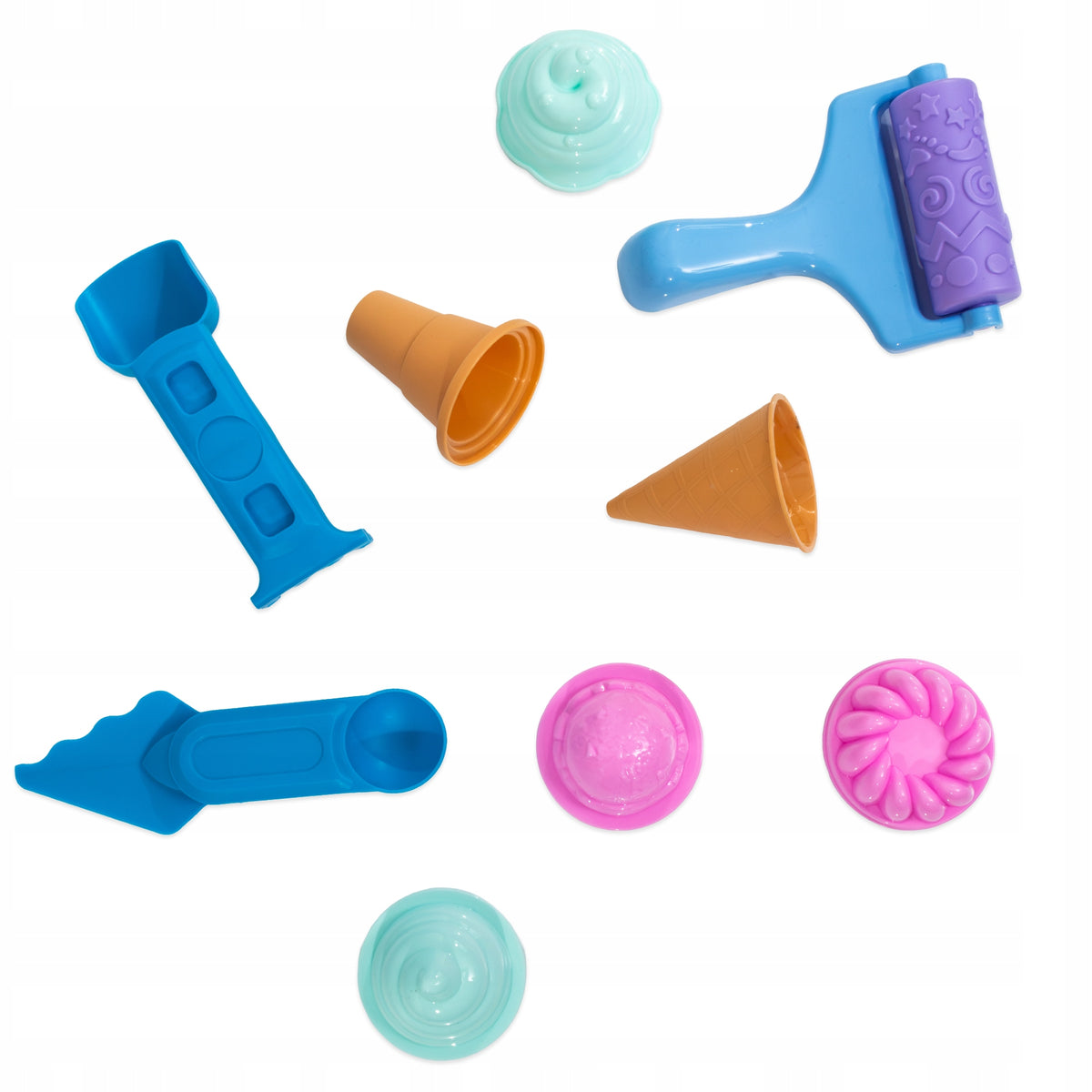 KINETIC SAND FOR CHILDREN ICE CREAM PARLOR ICE CREAM COLORED SAND MOLDS KNOBS Manufacturer code 8978