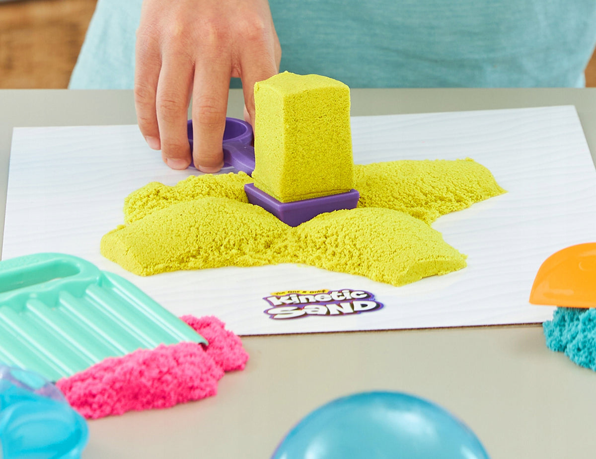 KINETIC SAND MAGIC SATISFYING MOLD SET +ACCESSORIES 907G Packaging status original