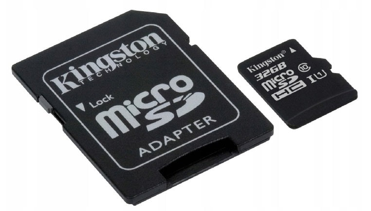 KINGSTON MICROSD CARD 32GB MICRO CL10 SD ADAPTER Manufacturer Kingston