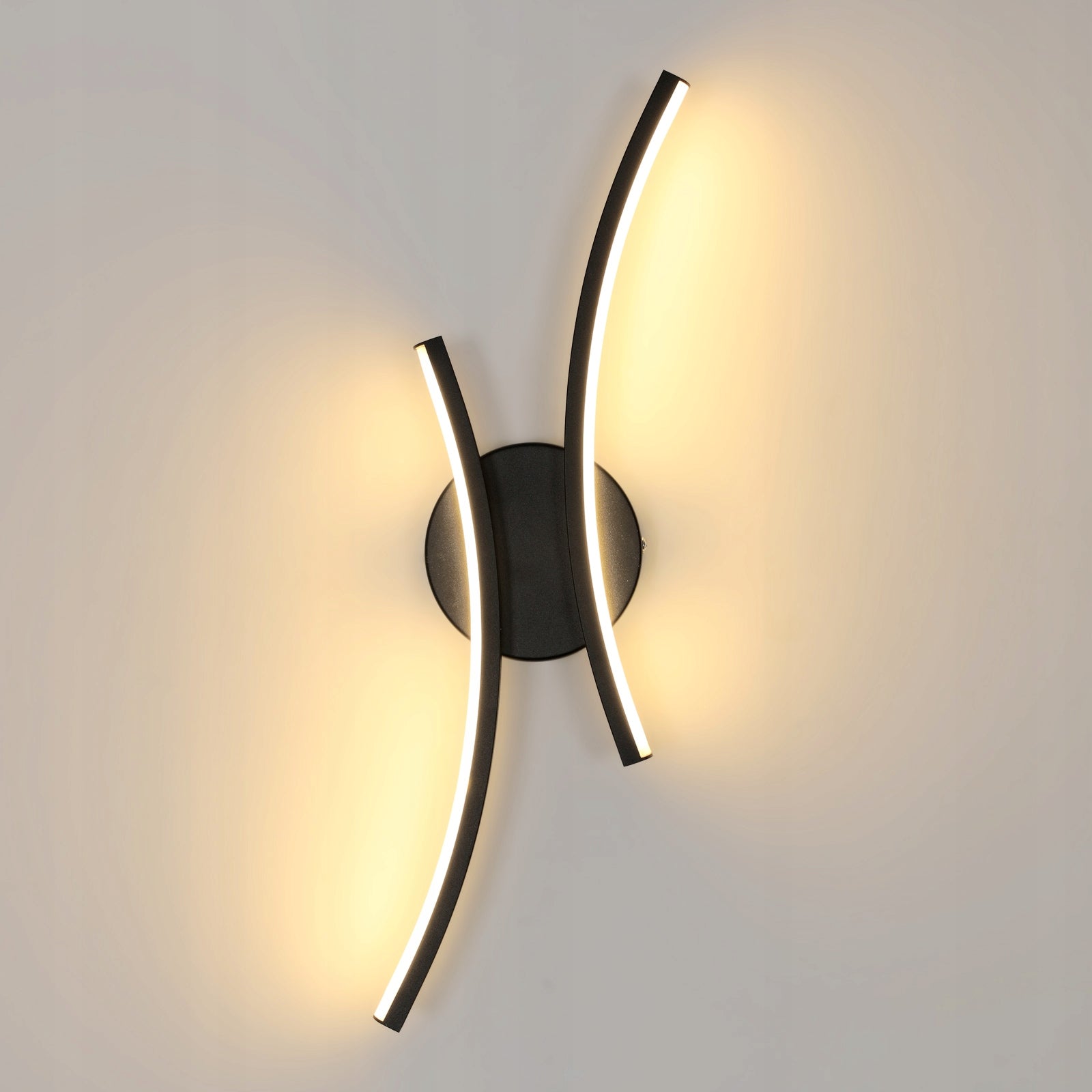 KINKIET CZARNA LAMPA LINIOWA SCIENNA LED 3000K NOWOCZESNA DO SALONU 2250LM
