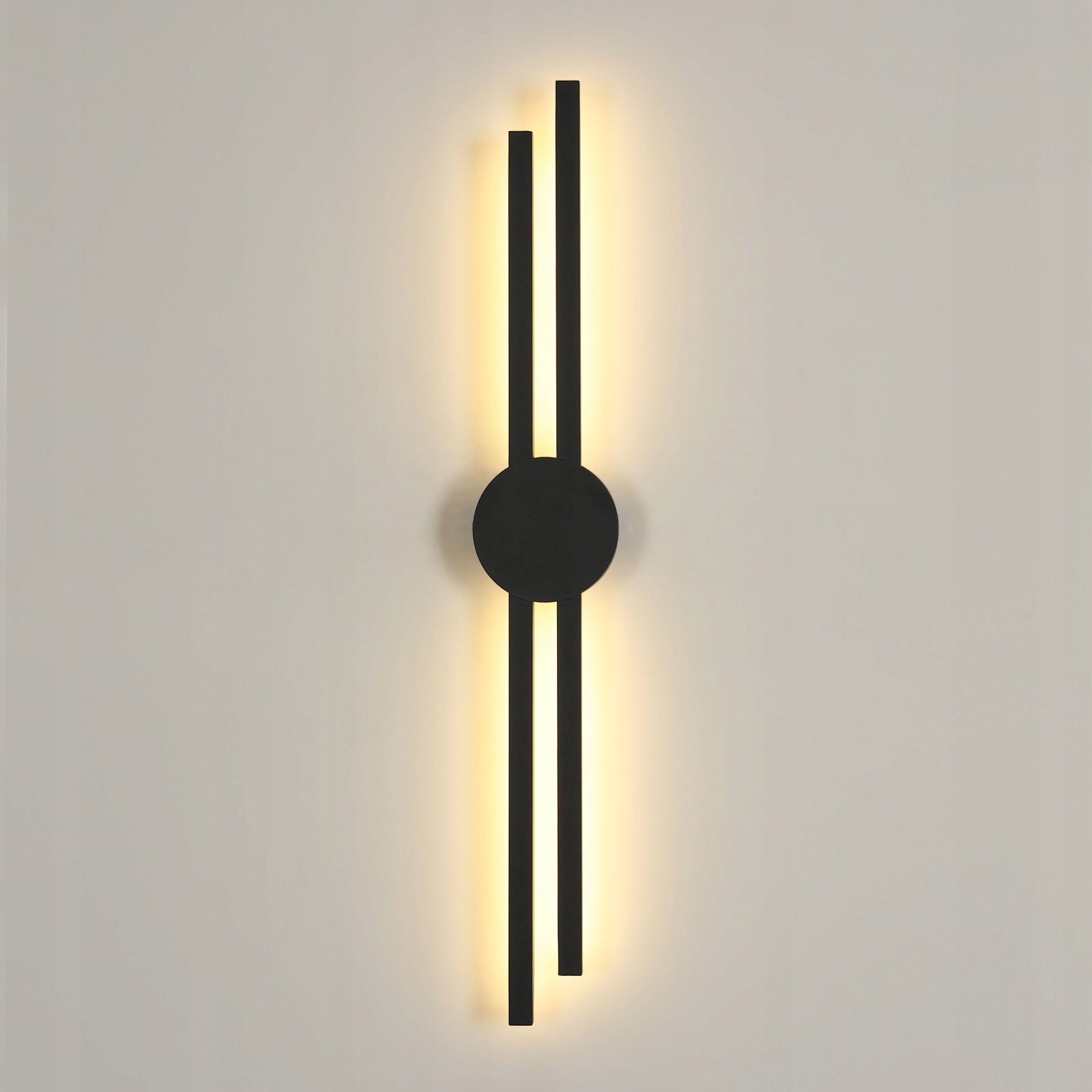 KINKIET LED LAMPA SCIENNA CZARNA NOWOCZESNA DO SALONU KORYTARZ 3000K 17W
