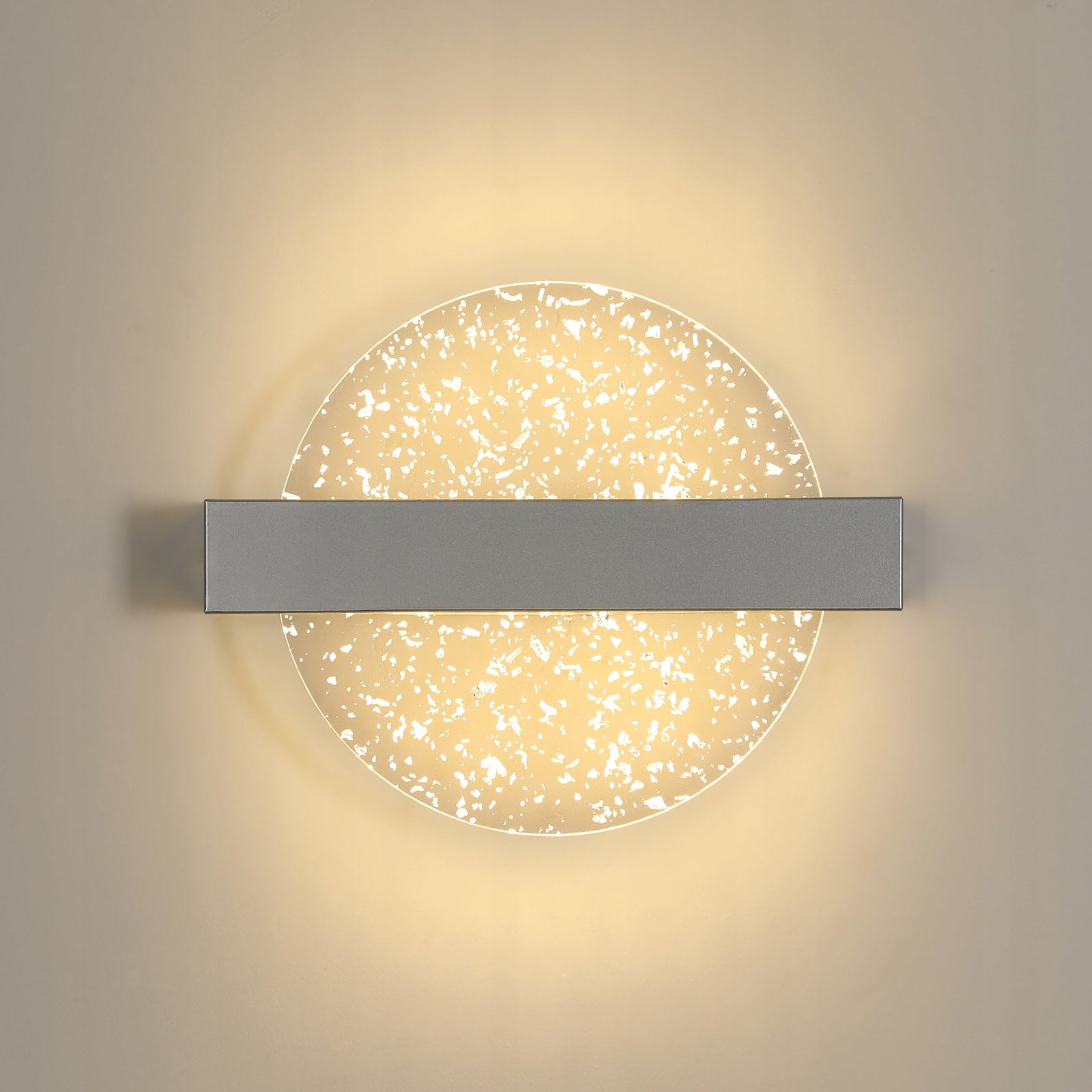 KINKIET LED LAMPA SCIENNA SREBRO OKRĄGŁY NOWOCZESNA DO SALONU 3000K 12W Manufacturer code 30930811