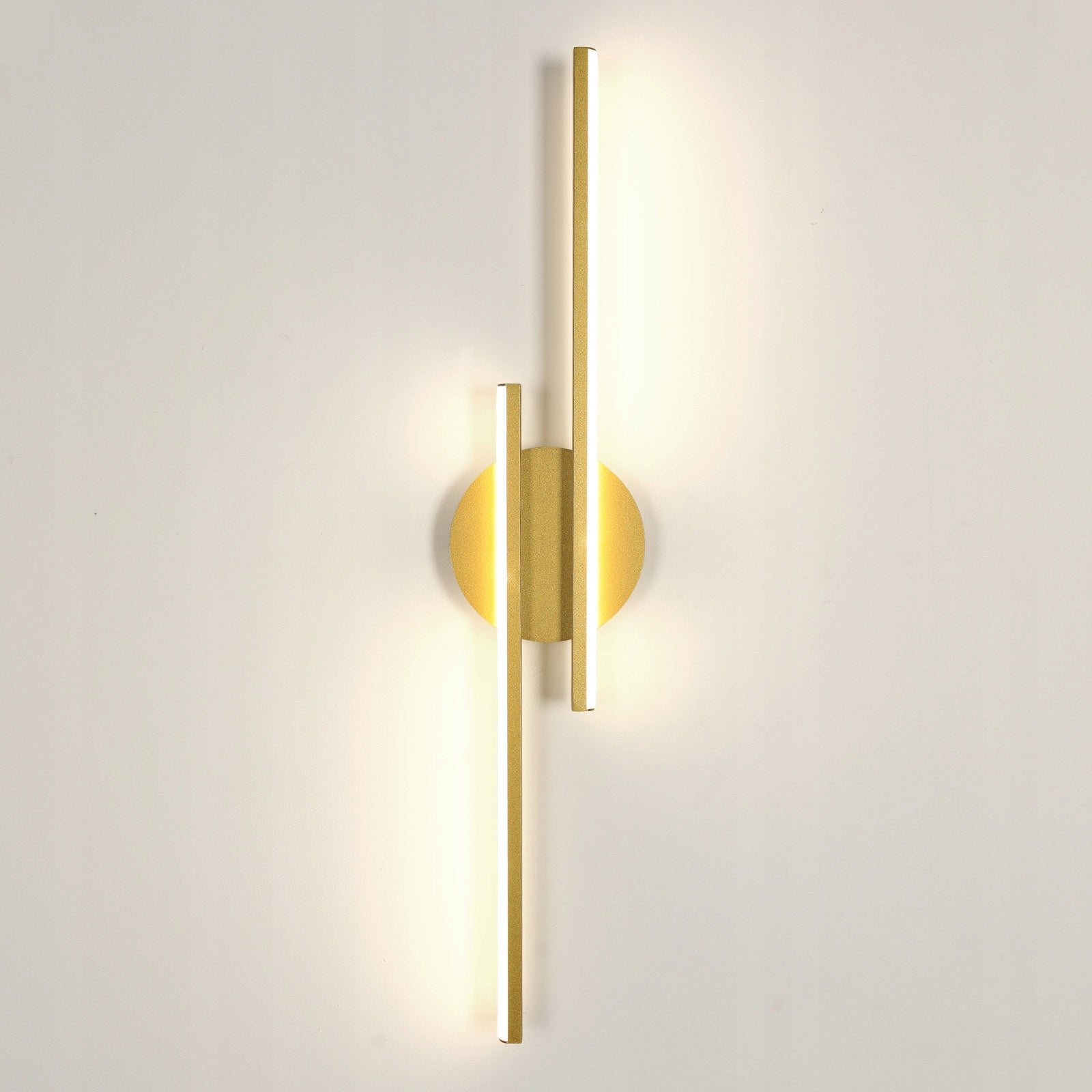 KINKIET LED LAMPA ŚCIENNY ZŁOTA NOWOCZESNA SALONU KORYTARZ 24W 4500K 60CM