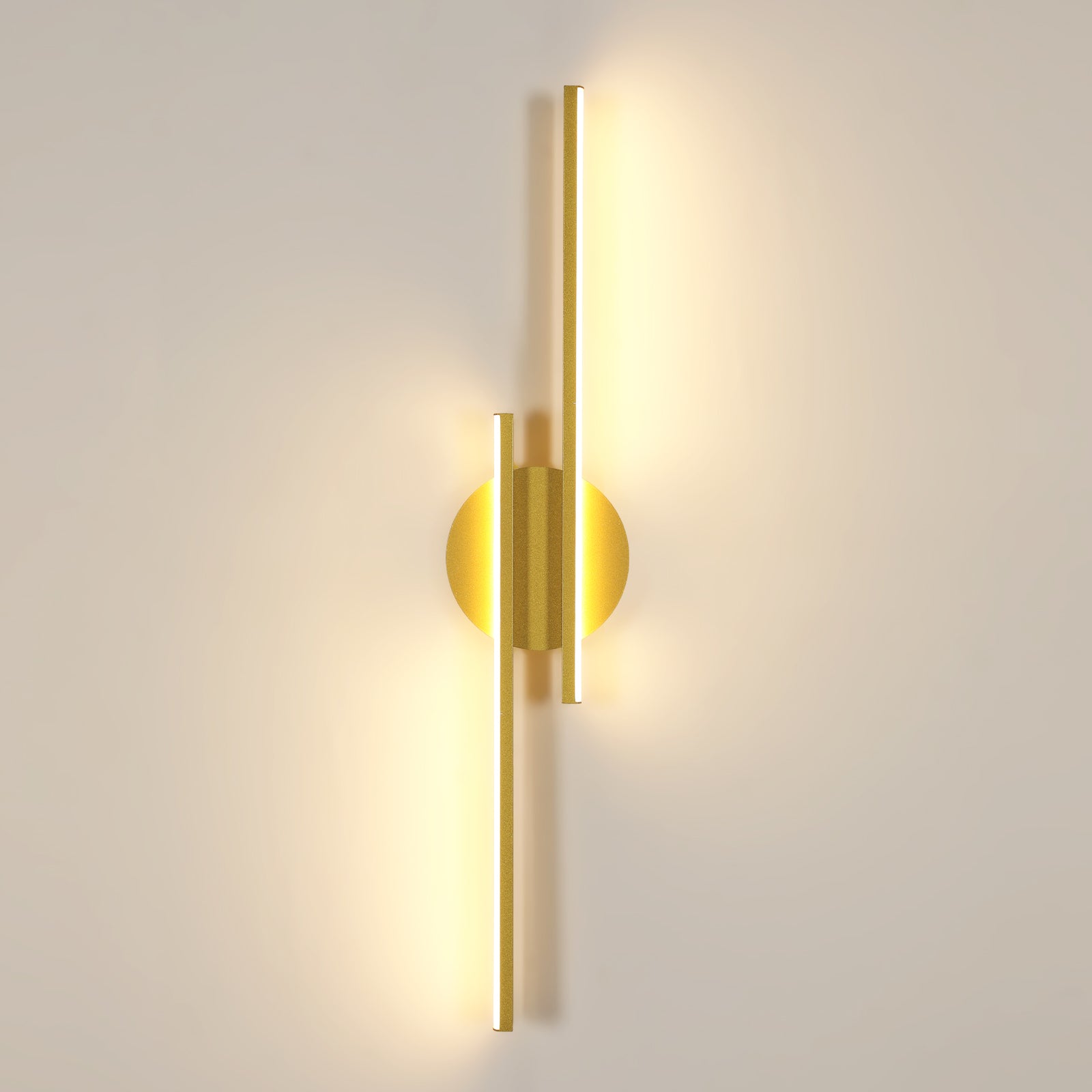 KINKIET LED LAMPA ŚCIENNY ZŁOTA NOWOCZESNA SALONU KORYTARZ 3000K 24W 60CM Packaging status original