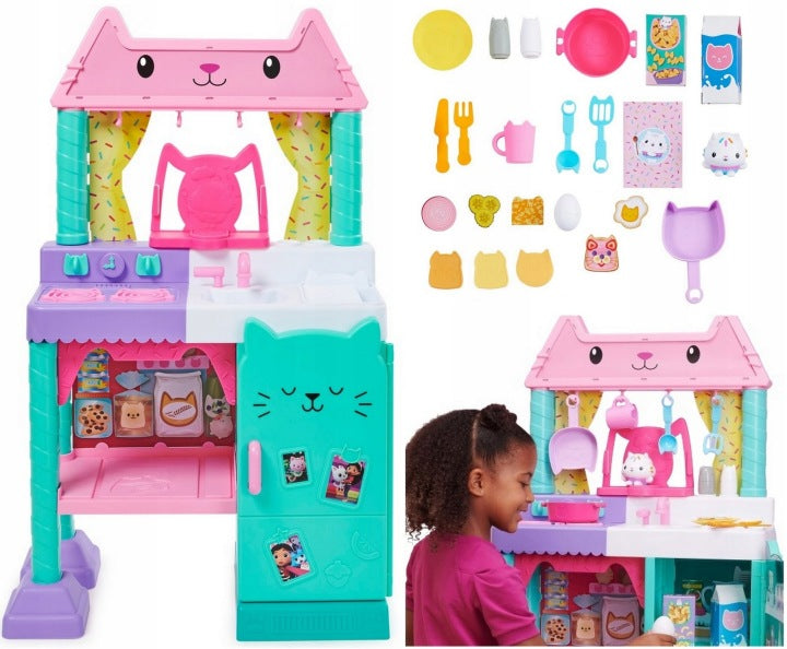KITCHEN CAT HOUSE GABBY COOK WITH GABI KITCHEN SET WITH ACCESSORIES 6065441 Brand Gabby's Dollhouse