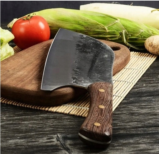 KITCHEN CLEAVER CHEF'S KNIFE FOR MEAT CHOPPING SOLID JAPANESE STYLE Packaging status original