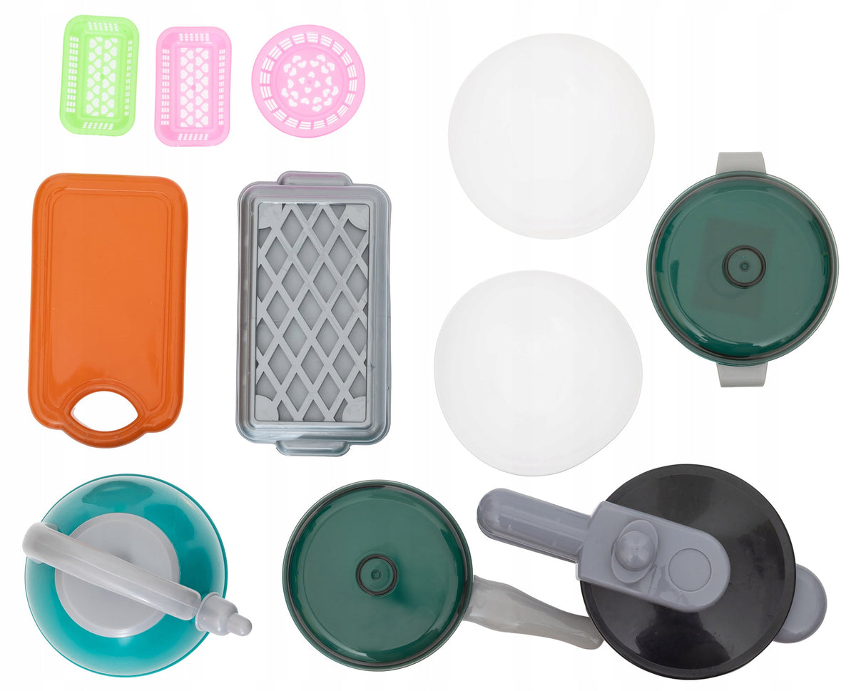 KITCHEN FOR CHILDREN SET OF KITCHEN ACCESSORIES 93 EL POTS FOOD Manufacturer code KUCHNIA DLA DZIECI ZESTAW AKCESORIÓW KUCHENNY