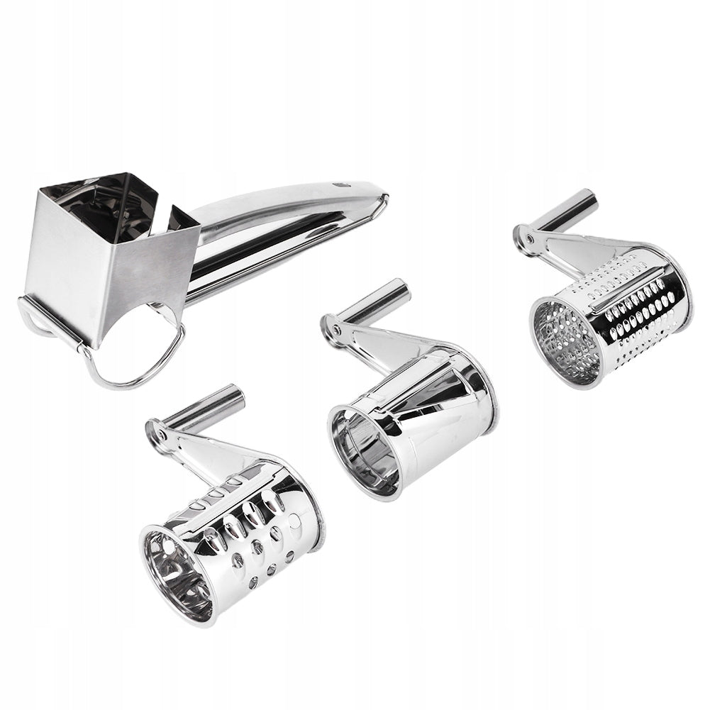 KITCHEN GRATER SET FOR CHEESES AND NUTS STAINLESS STEEL 19.5x6x8 CM Manufacturer code 31182001