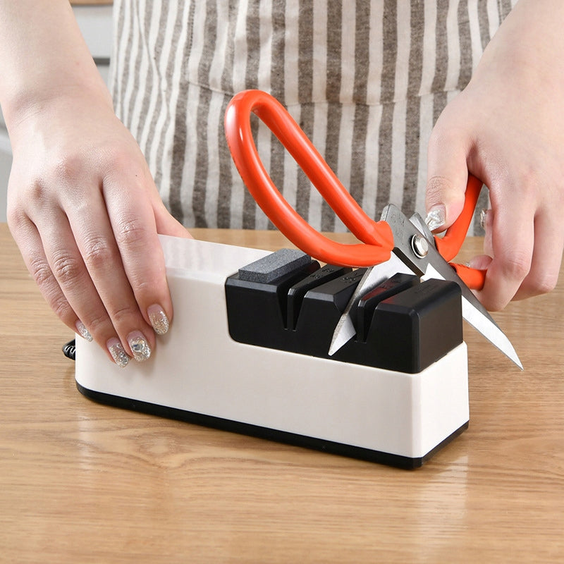 KITCHEN KNIFE SHARPENER EFFICIENT KEEP KNIVES SHARP Packaging status original