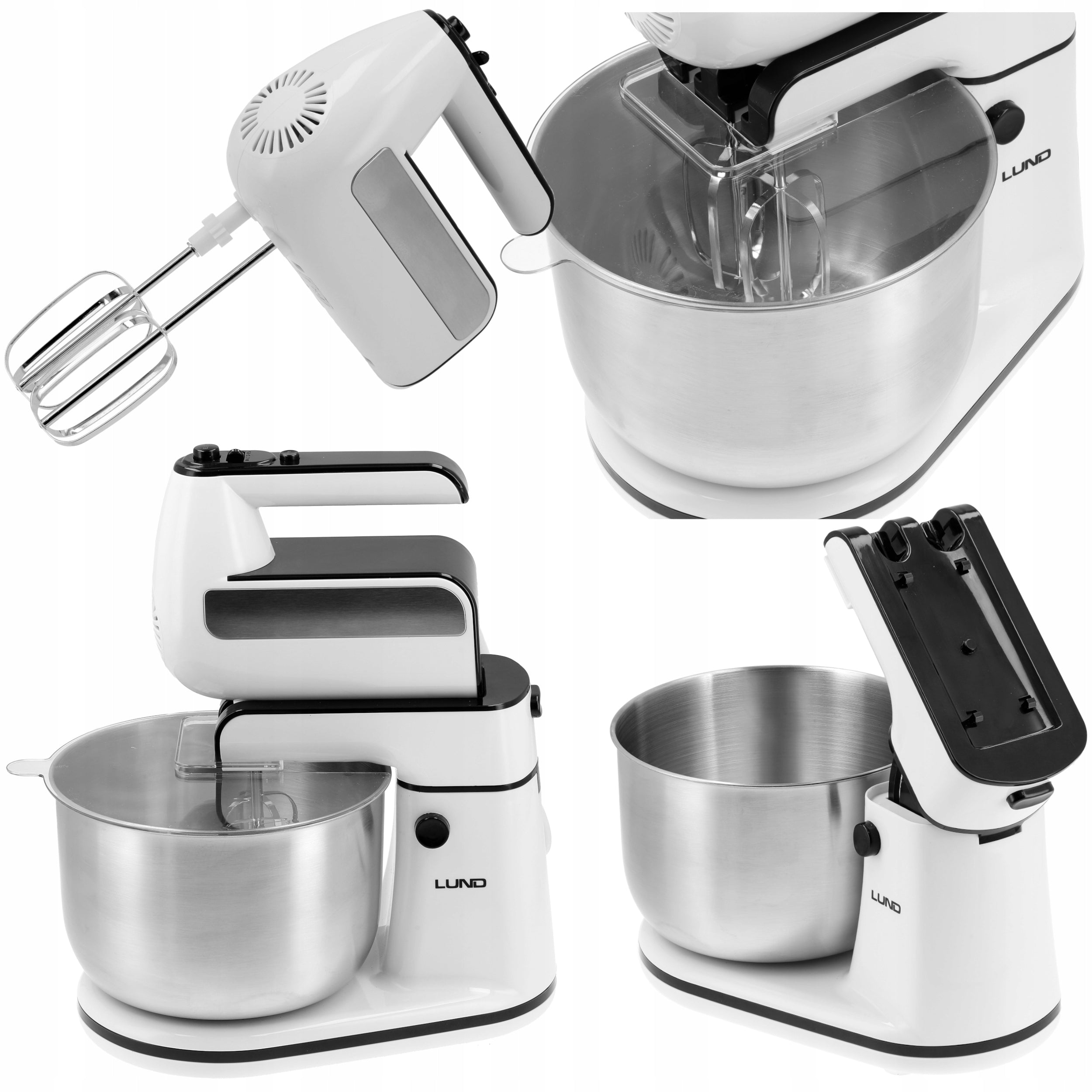 KITCHEN MIXER MANUAL POWER MAX. 700W STAINLESS STEEL TIPS BOWL 3L
