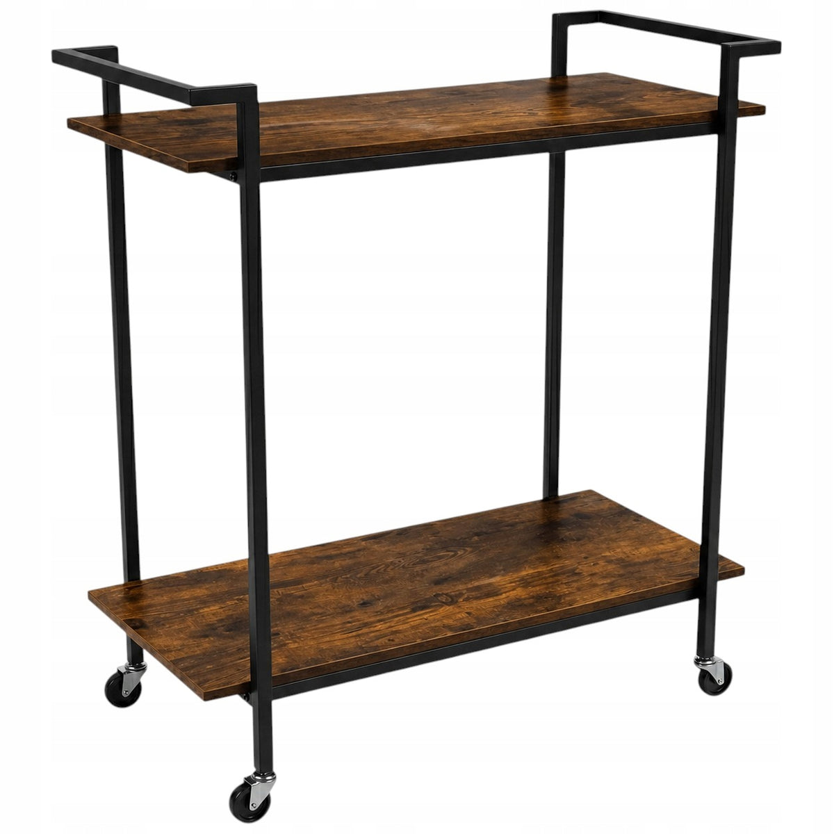 KITCHEN RACK ON WHEELS OAK RUSTIC TABLE LOFT CABINET 80 CM Manufacturer code 2360