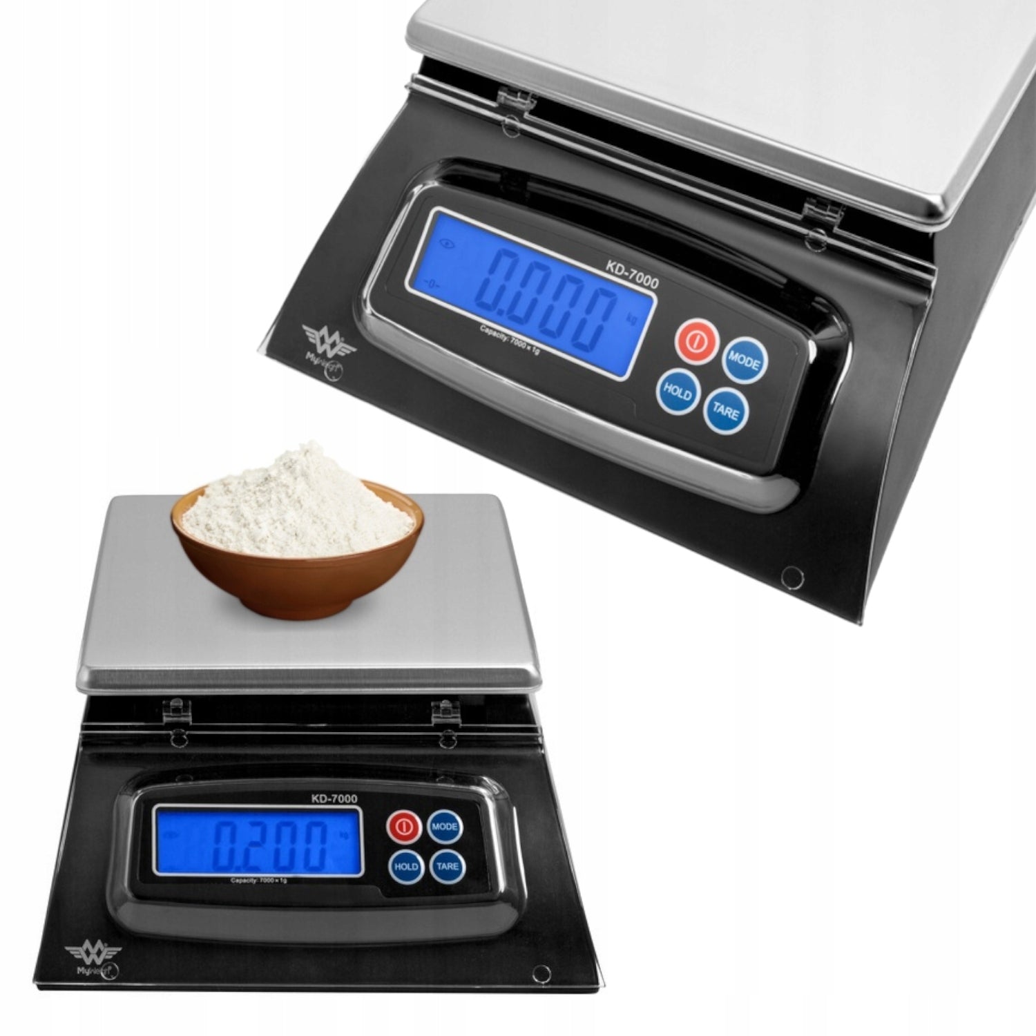 KITCHEN SCALE UP TO 7kg ELECTRONIC GASTRONOMIC ACCURATE FOR KITCHEN Packaging status original