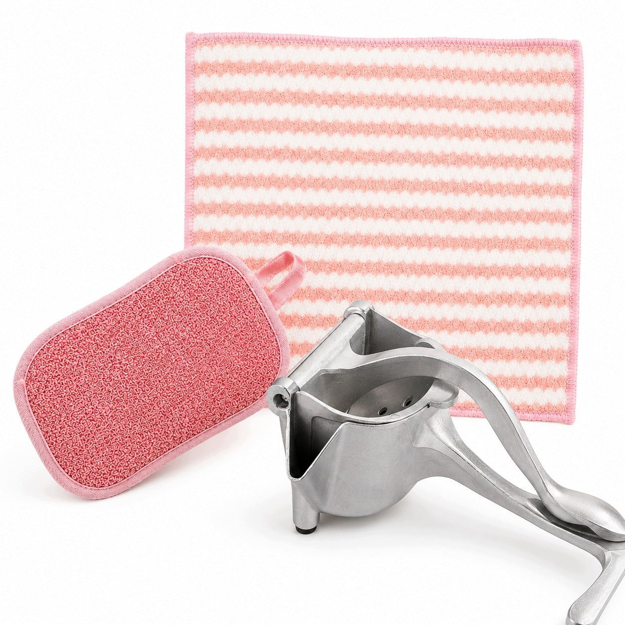 KITCHEN SET 3in1 – CITRUS PRESS + SPONGE + CLOTH