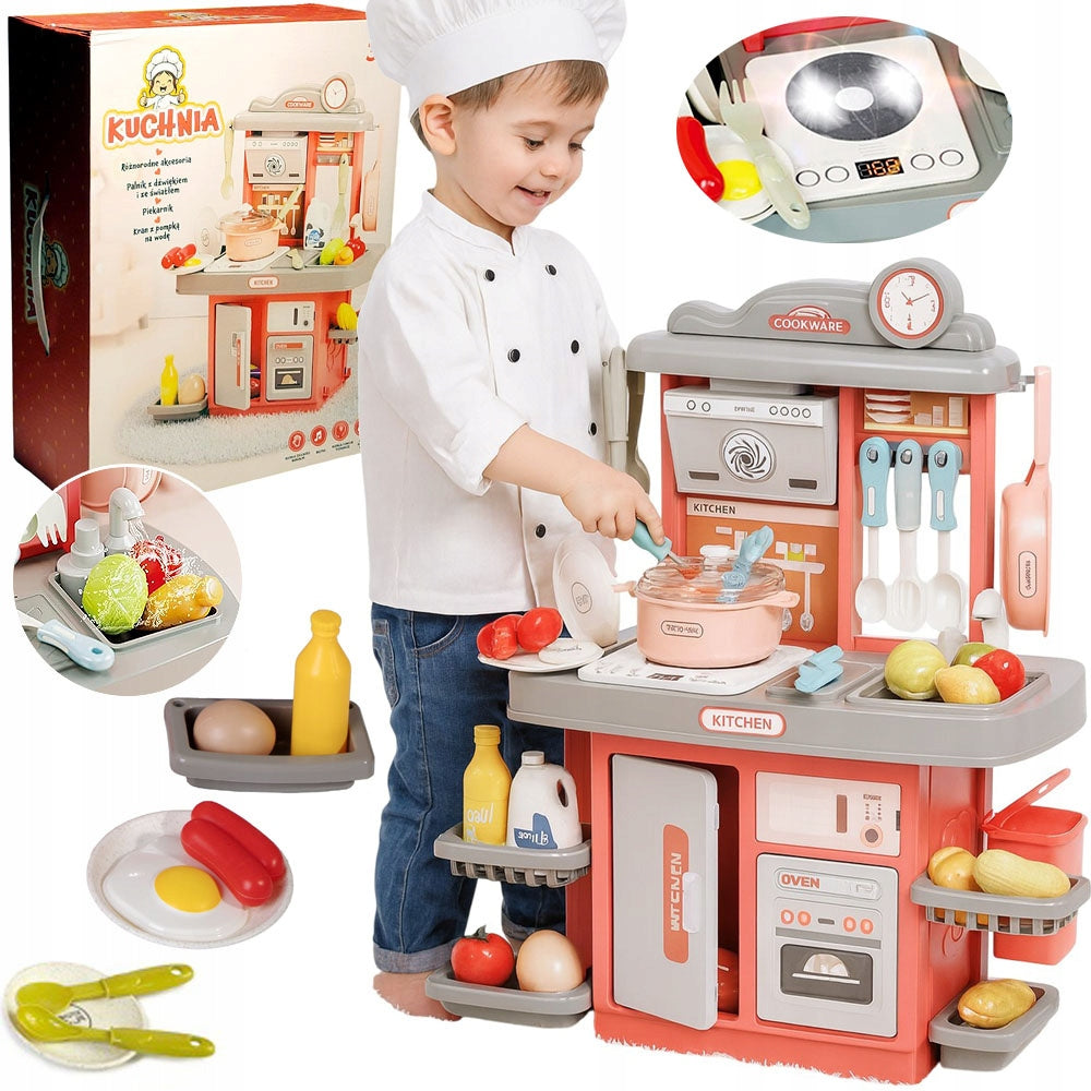KITCHEN SET FOR CHILDREN KITCHEN WITH ACCESSORIES POTS TOY TO PLAY WITH