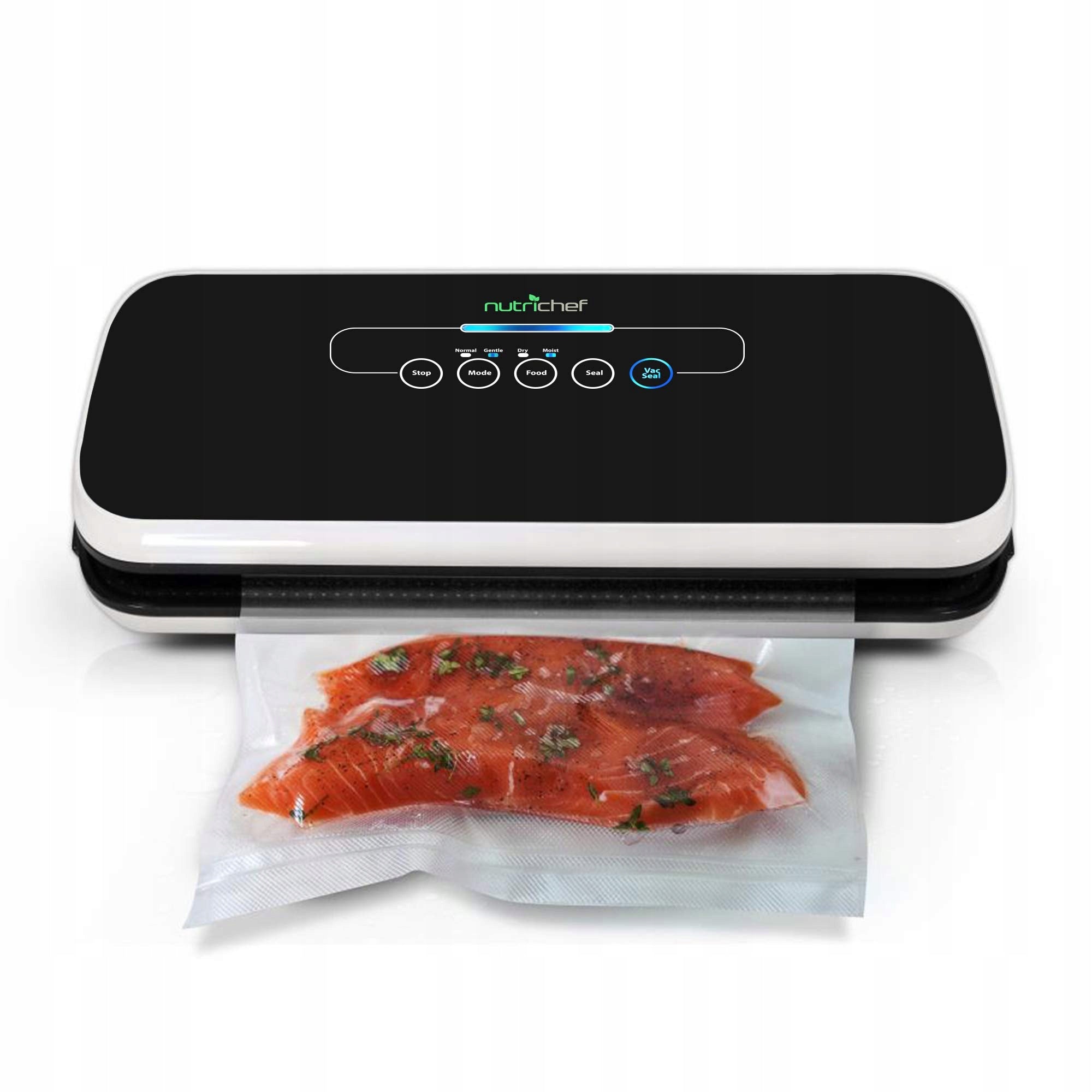 KITCHEN VACUUM SEALER FOR FOOD PACKAGING NUTRICHEF DISPLAY Power 110 W