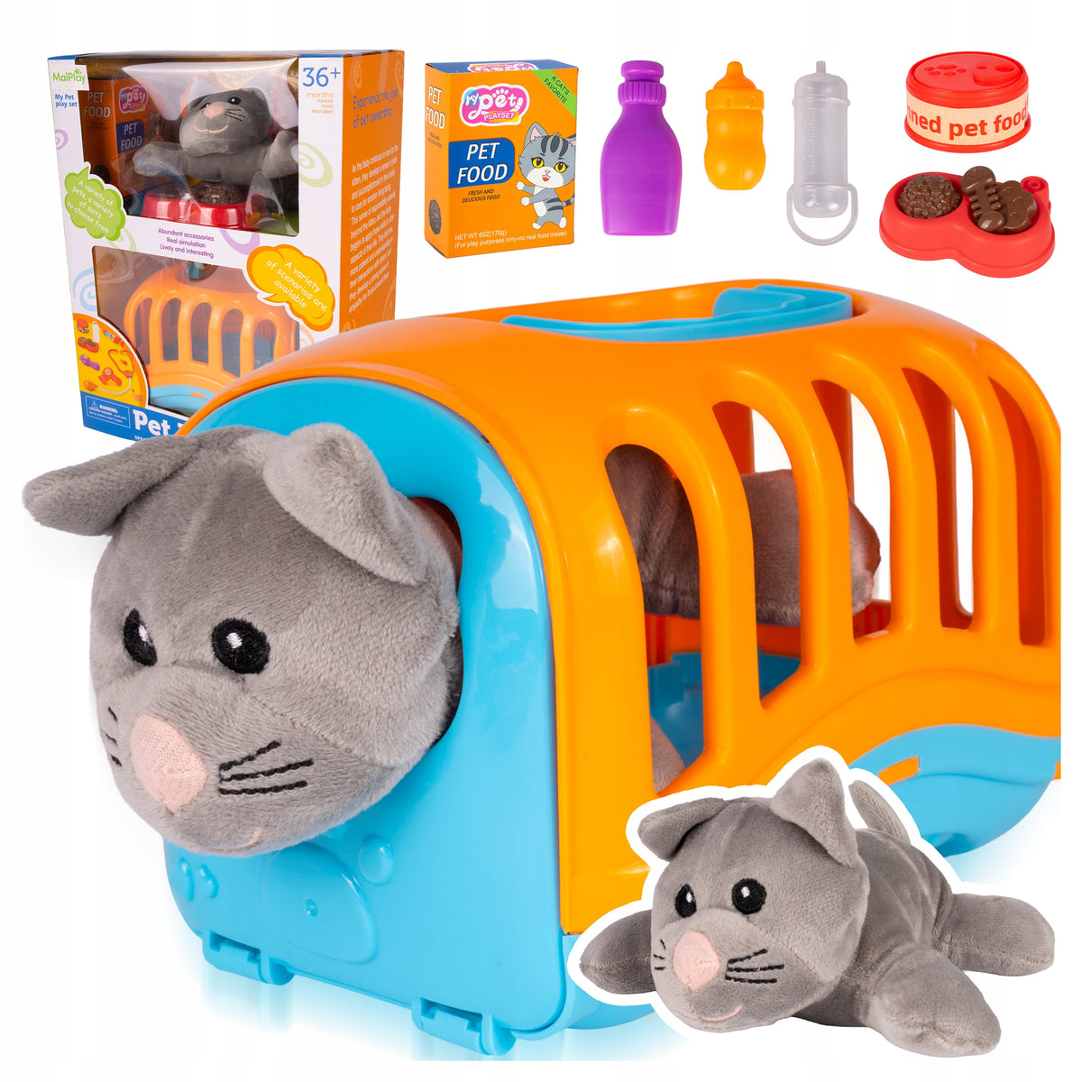 KITTEN PLUSH TOY TRANSPORTER CARE KIT ACCESSORIES TOYS KARMA