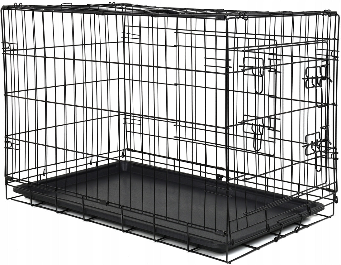 KLATKA DLA PSA ZWIERZĄT METALOWA KENNELOWA TRANSPORTER KOJEC 77x48x55cm Manufacturer code 3897