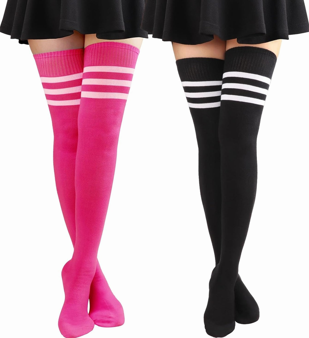 KNEE HIGH SOCKS LONG COTTON THIGH GAITERS HIGH SET WOMEN'S SOCKS