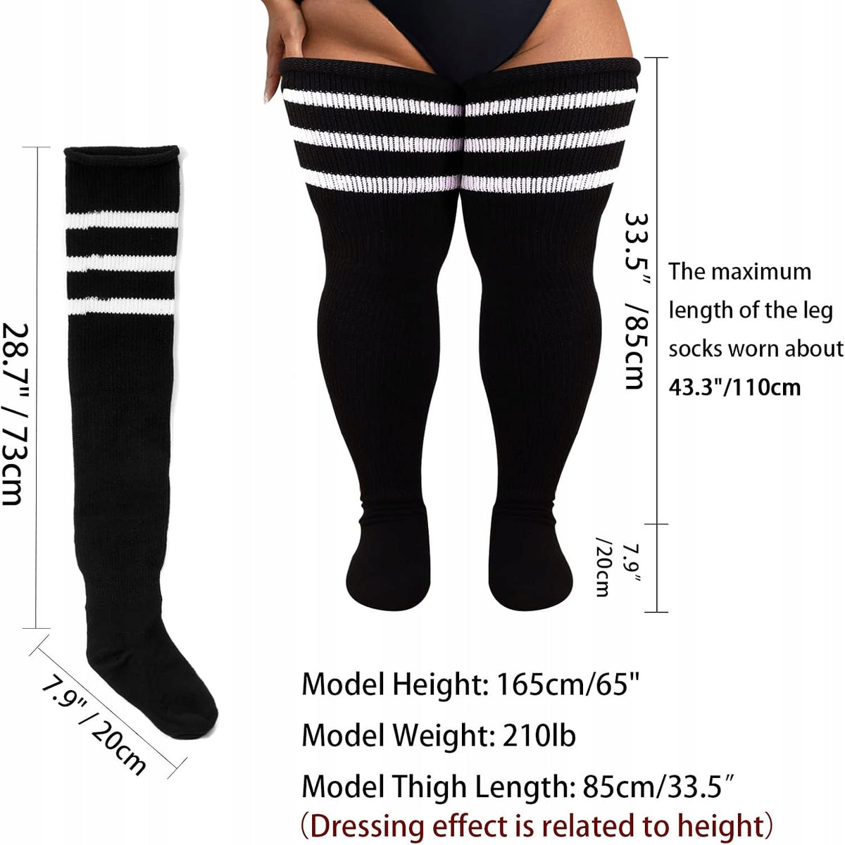 KNEE HIGH SOCKS WOMEN'S KNEE HIGH SOCKS TIGHTS LONG ACRYLIC GREEN Brand no brand