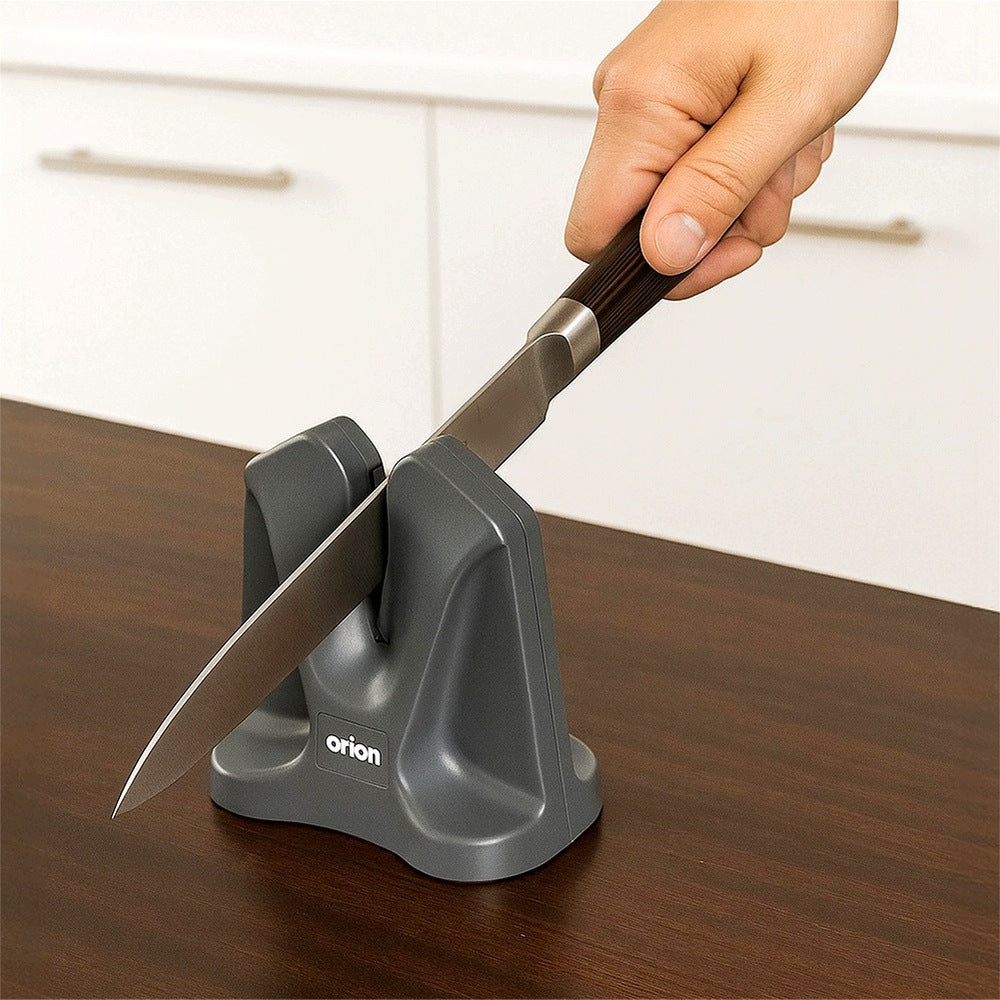 KNIFE SHARPENER 2IN1 KITCHEN SHARPENER AUTOMATIC SHARPENING ANGLE Brand Vilde