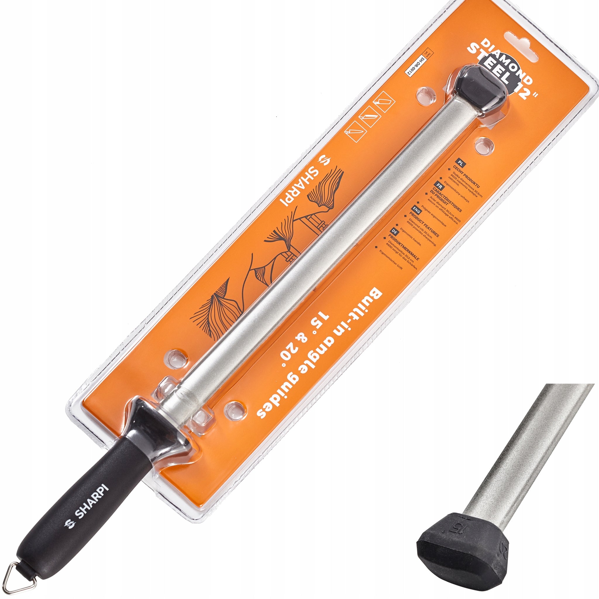KNIFE SHARPENER DIAMOND MOUSSE DIAMOND SHARPENING ROD STEEL SHARPI