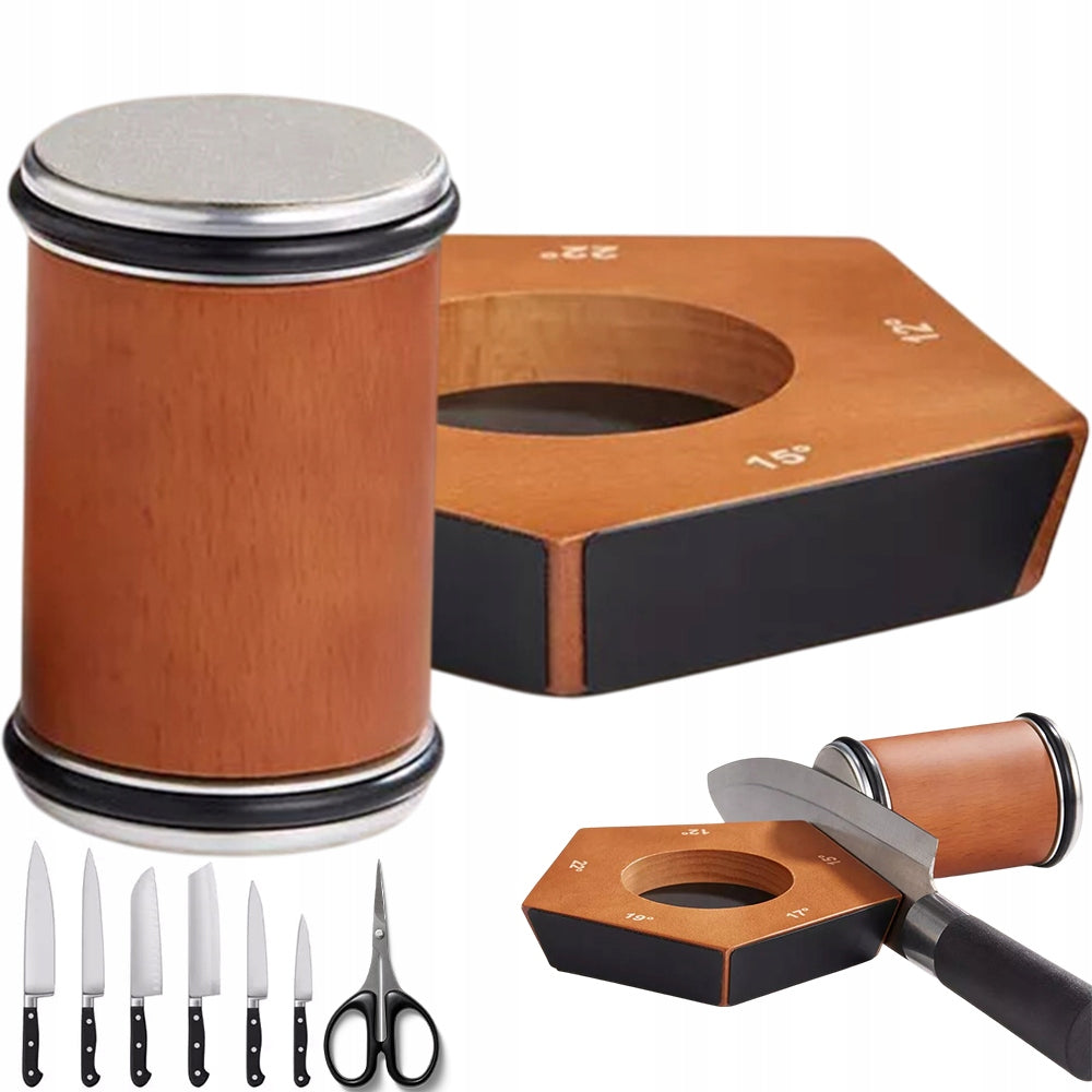 KNIFE SHARPENER MAGNETIC SET FOR EASY SHARPENING 5 ANGLES