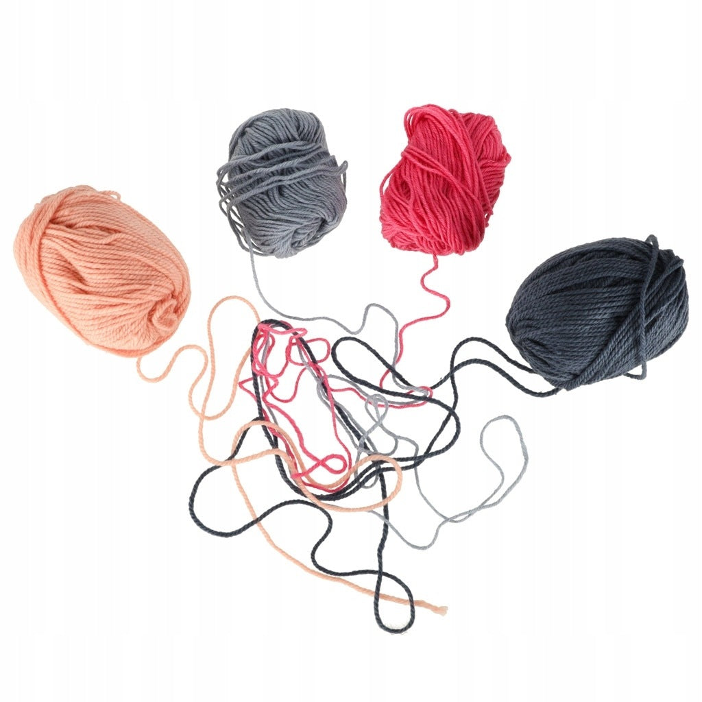 KNITTING LOOM IKONKA 8 NEEDLES SET FOR CHILDREN LEARNING HANDICRAFTS Packaging status original