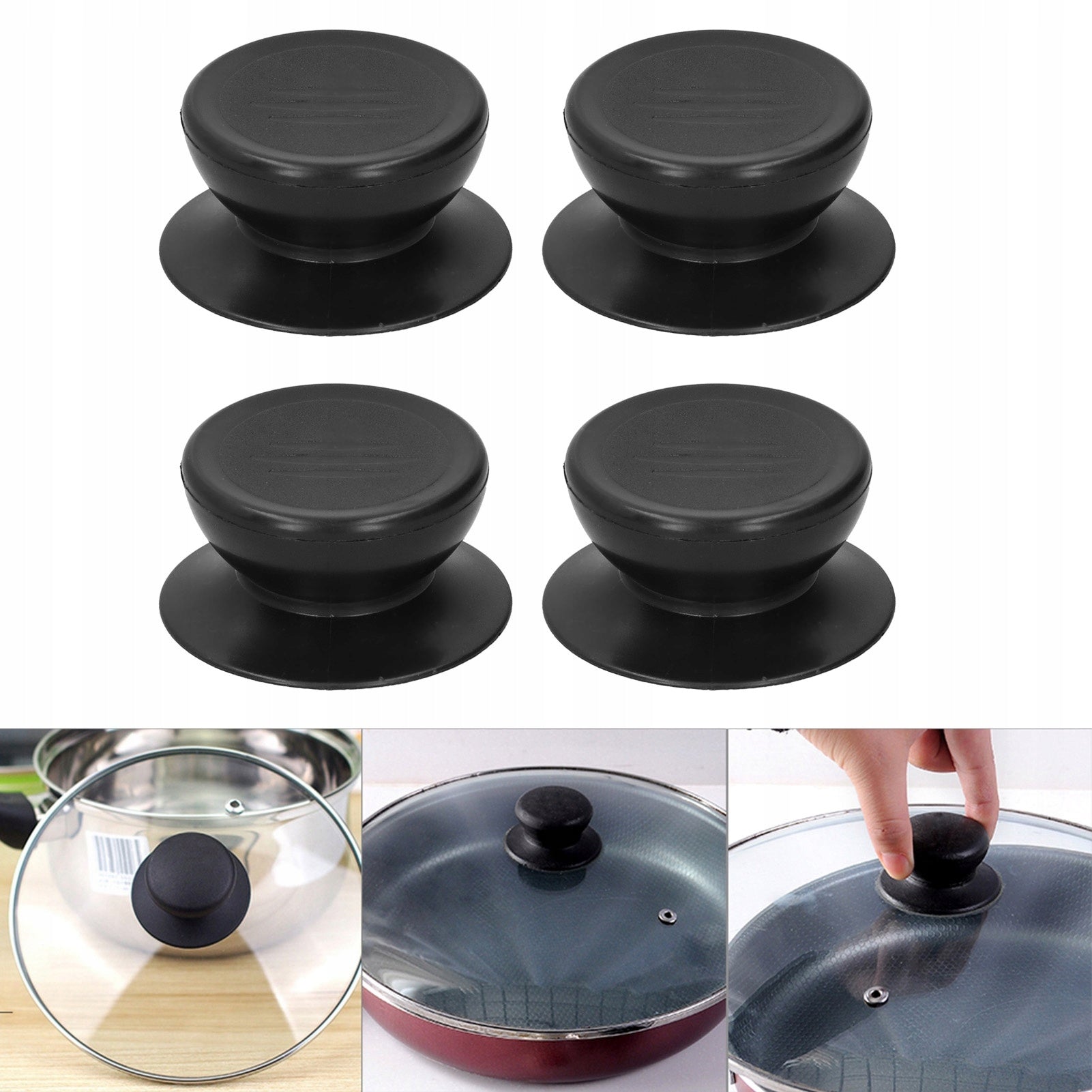 KNOB HANDLE FOR LID POT LIDS 4 PCS Packaging status original