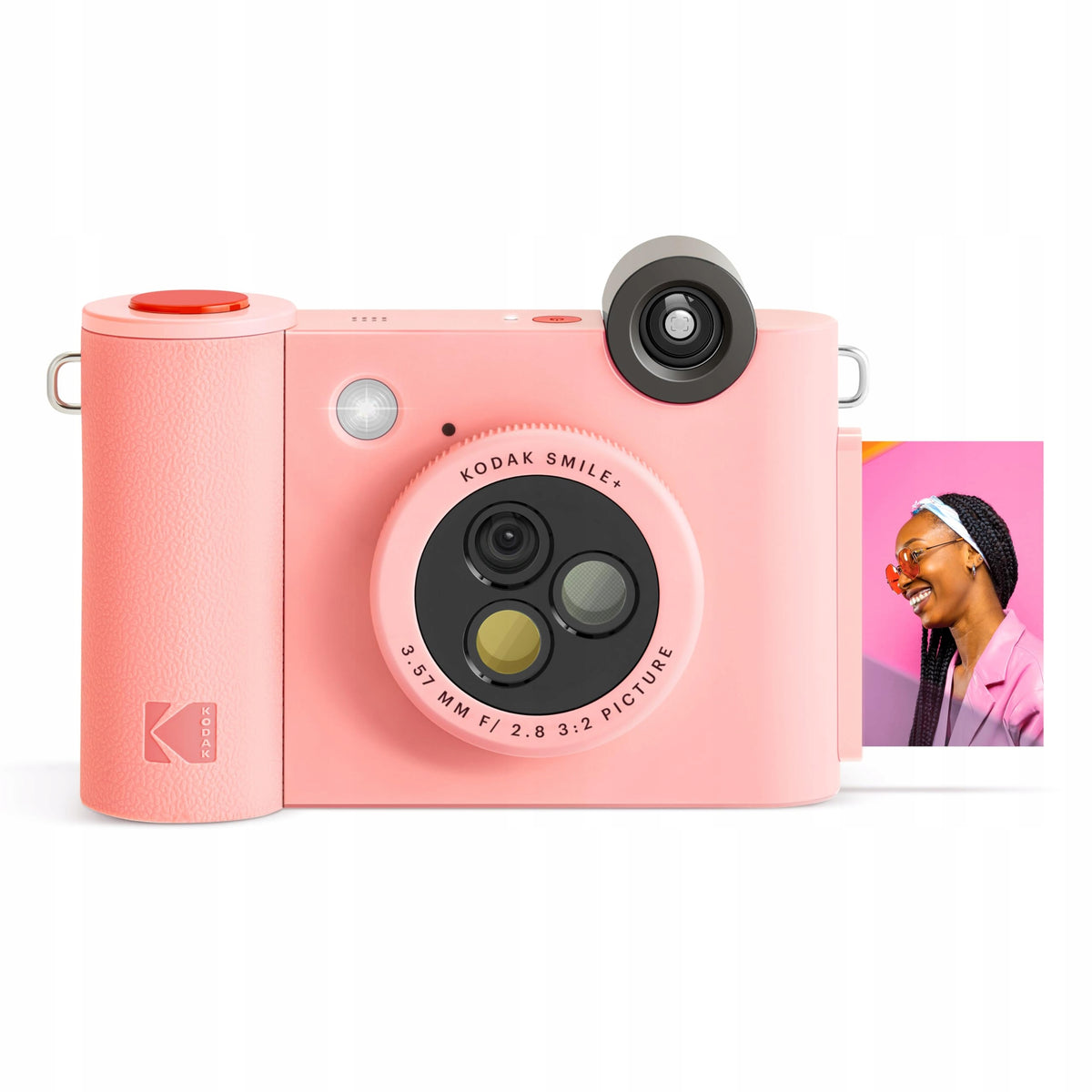 KODAK Smile+ 2-in-1 Bluetooth Digital Camera and Photo Printer - 10MP