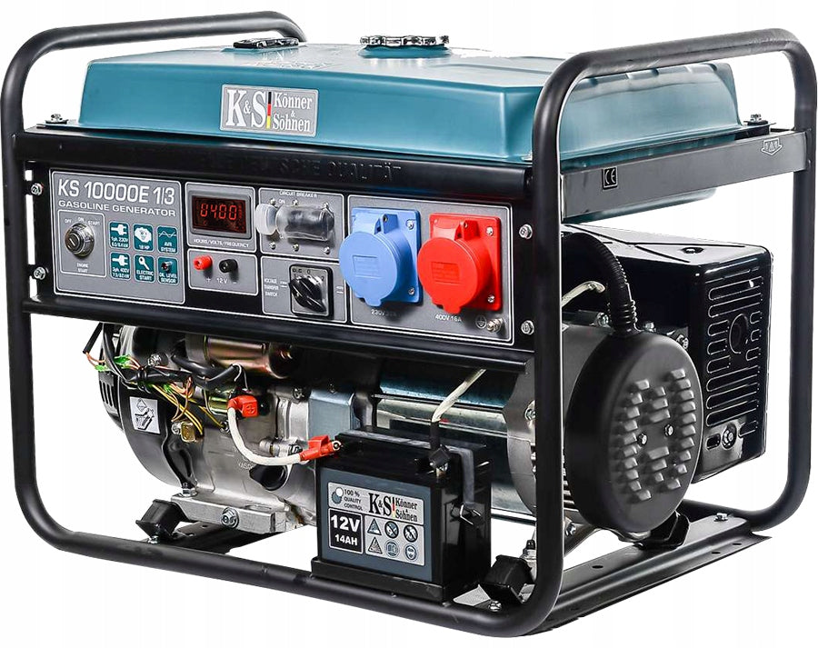 KÖNNER SÖHNEN GASOLINE GENERATOR 7,5kW 230/400V Model KS10000E 1/3