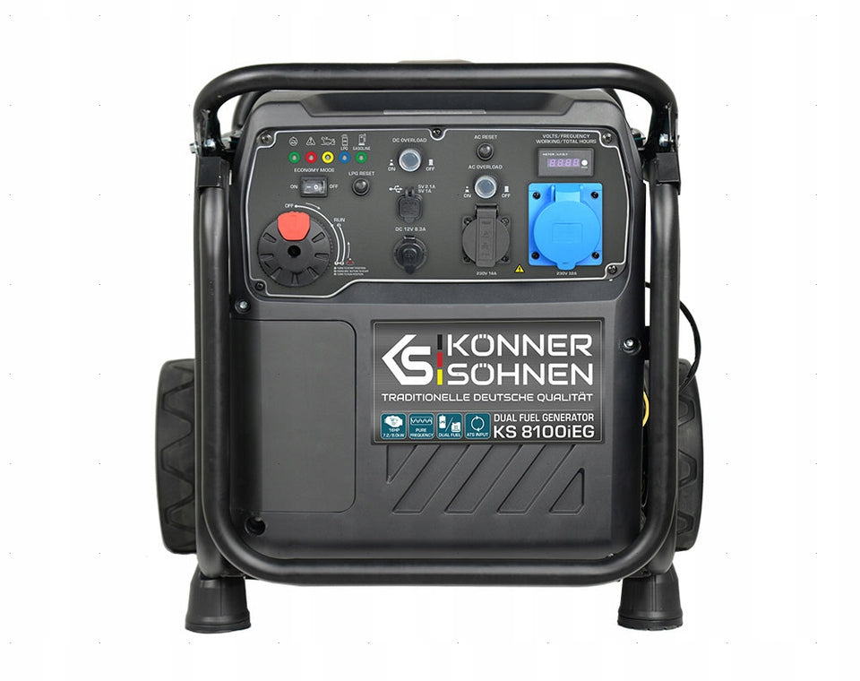 KONNER & SOHNEN KS 8100IEG - POWER GENERATOR | INVERTER | UP TO 8,5kW Manufacturer code KS 8100iEG