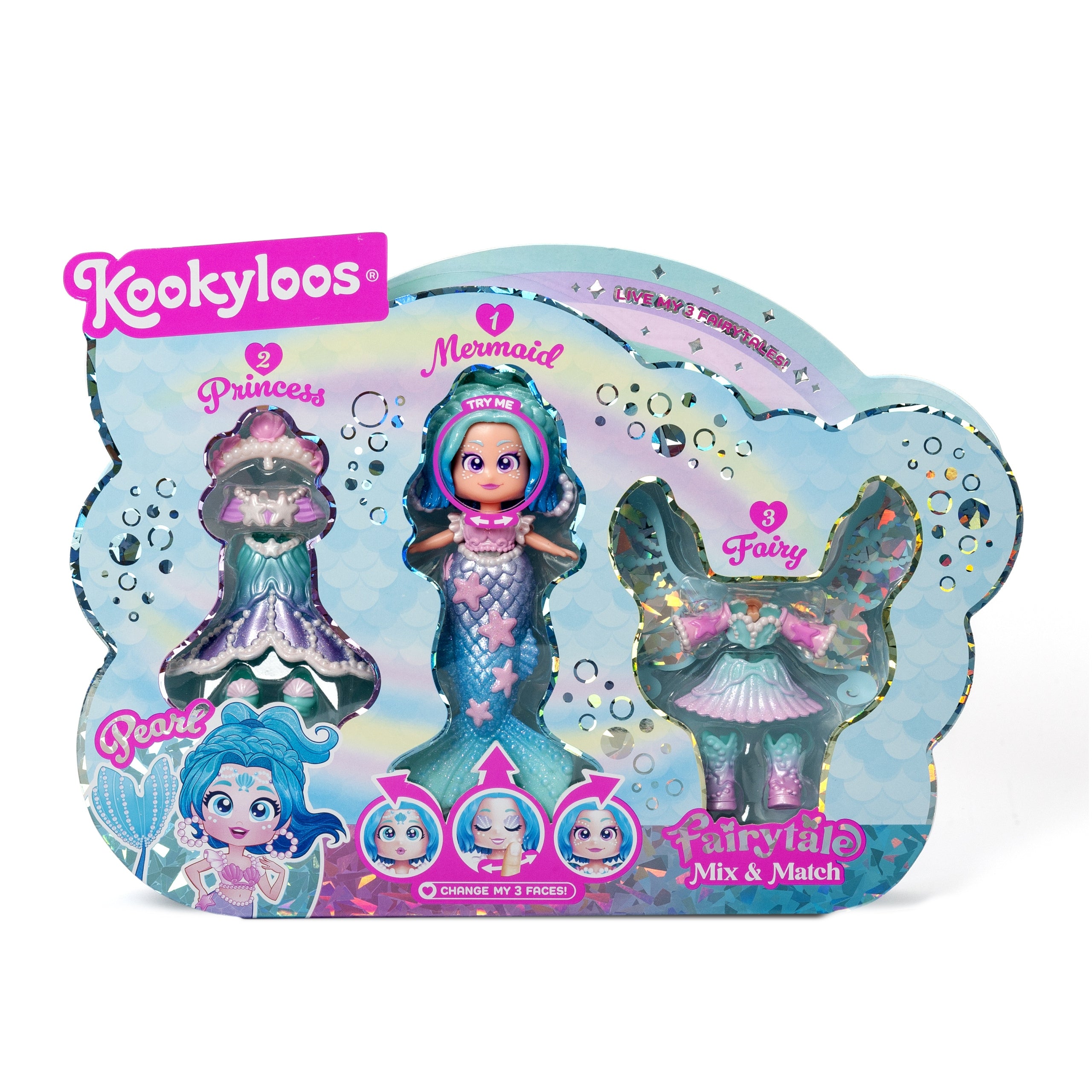 KOOKYLOOS Fairytale Mix & Match Pearl doll pearl mermaid fairy Packaging status original