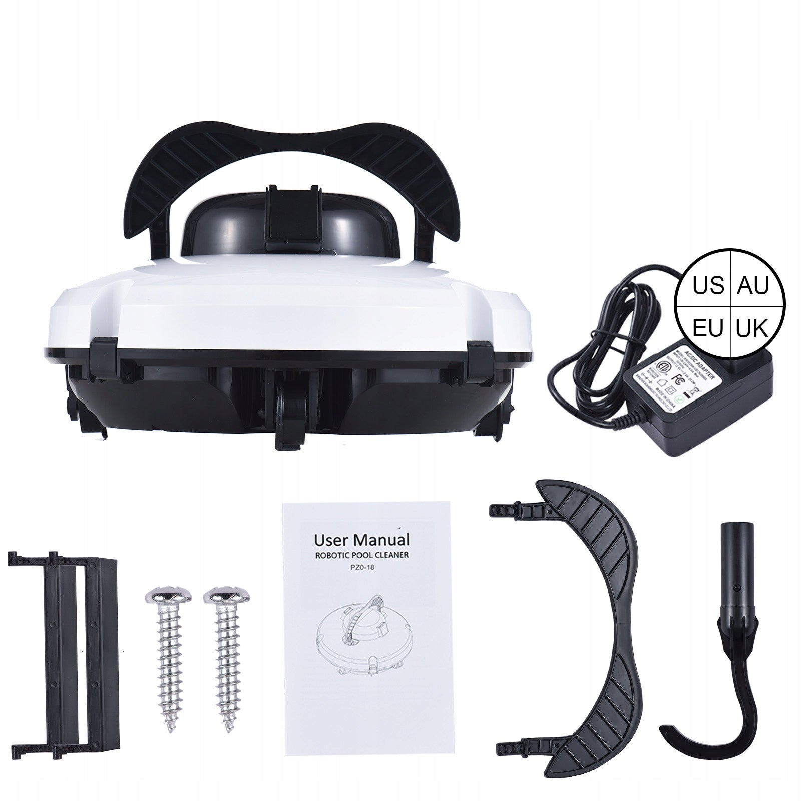 KOSGHO IPX8 Wireless Pool Cleaning Robot Waterproof, Dual Strength