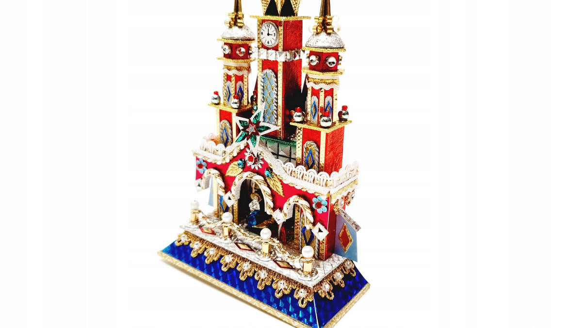 KRAKOW NATIVITY SCENE HANDMADE CRAFTS - MEDIUM Manufacturer code SZOPKA ŚREDNIA