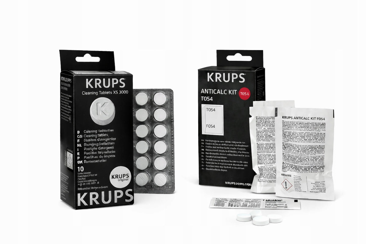 KRUPS XS3000 + F054 Cleaning kit and descaler for espresso machine ORIGINAL