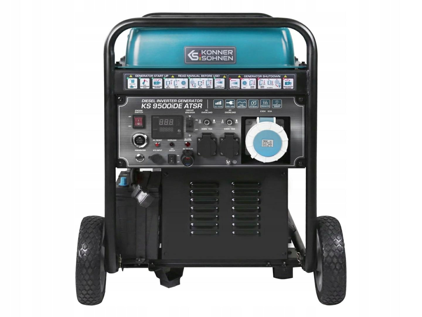 KS INVERTER GENERATOR DIESEL KS 9500iDE ATSR 10kW 230V Brand Könner & Söhnen