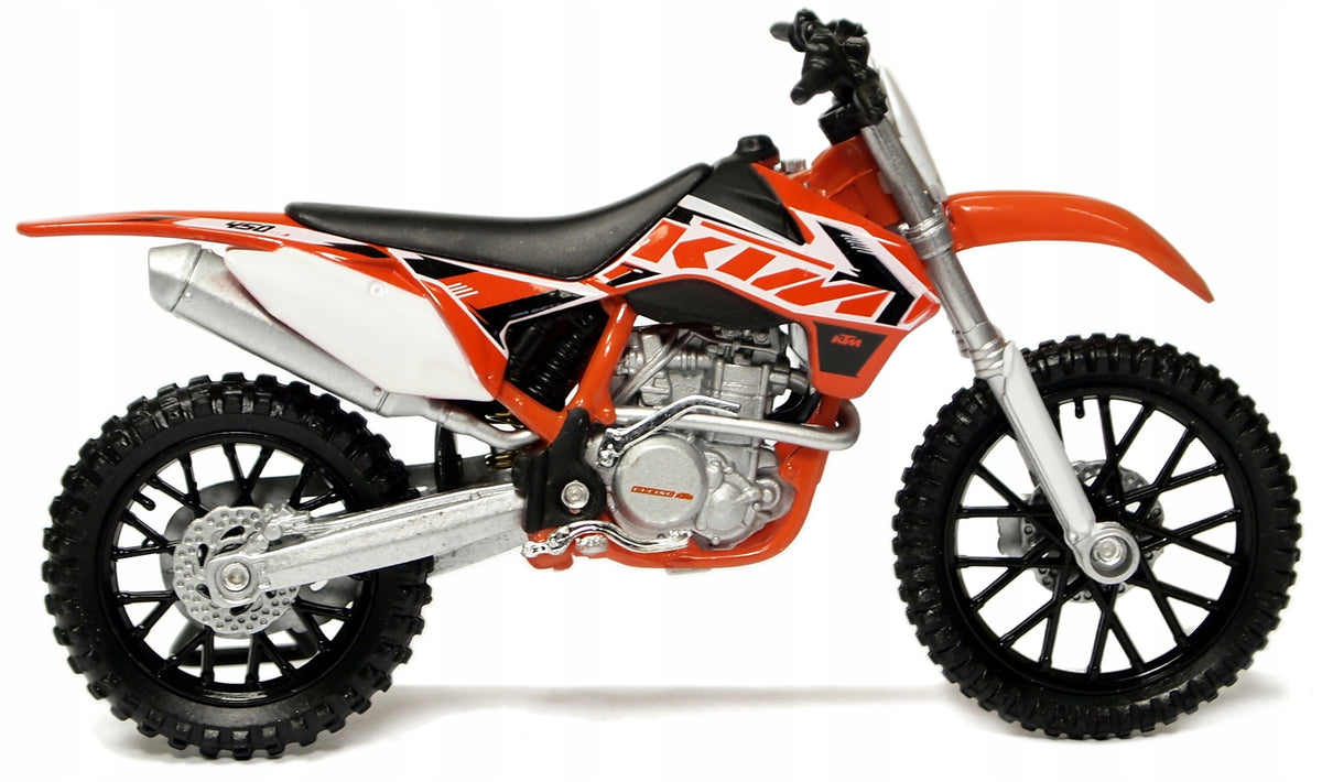 KTM 450 SX-F MODEL METAL/PLASTIC WELLY MOTOR 1:18 Packaging status original
