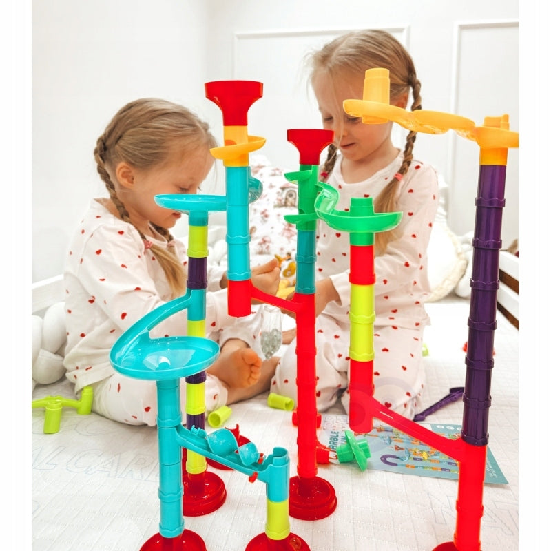 KULODROM BALL TRACK SET 113EL + LAUNCHER Spiral BALLS FOR CHILDREN Brand click4TOYS