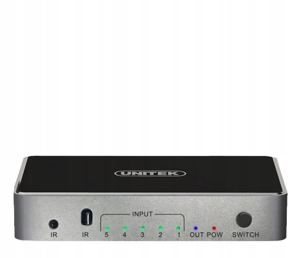 KVM Switch Unitek HDMI Signal Switch 1.4b 5 IN 1 OUT 4K Manufacturer code V1110A