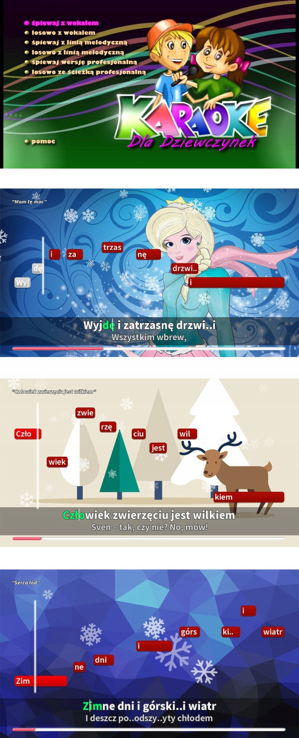 Karaoke Songs for Girls + Solid Microphone Manufacturer code Mikrofon na statywie + Karaoke dla Dzieci