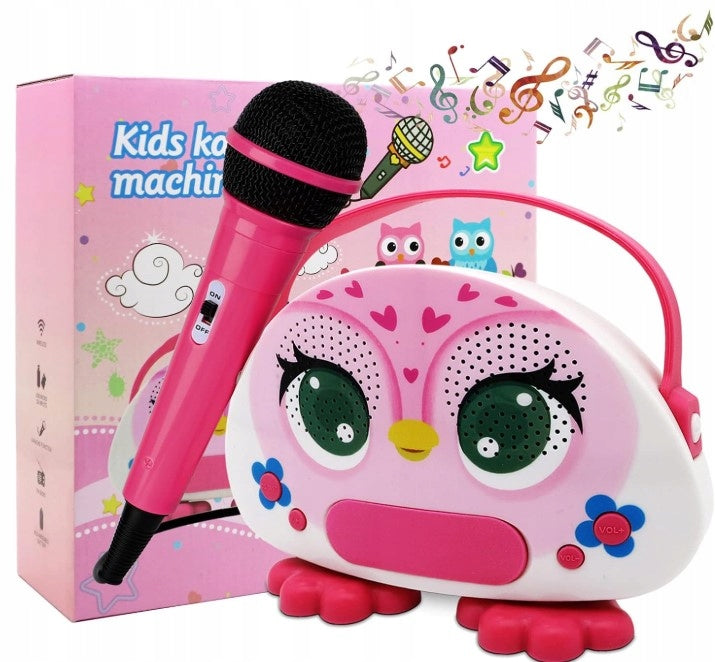 Karaoke set wireless microphone gift for girl Santa Claus Manufacturer code Zestaw karaoke dla dzieci głośnik mikrofon