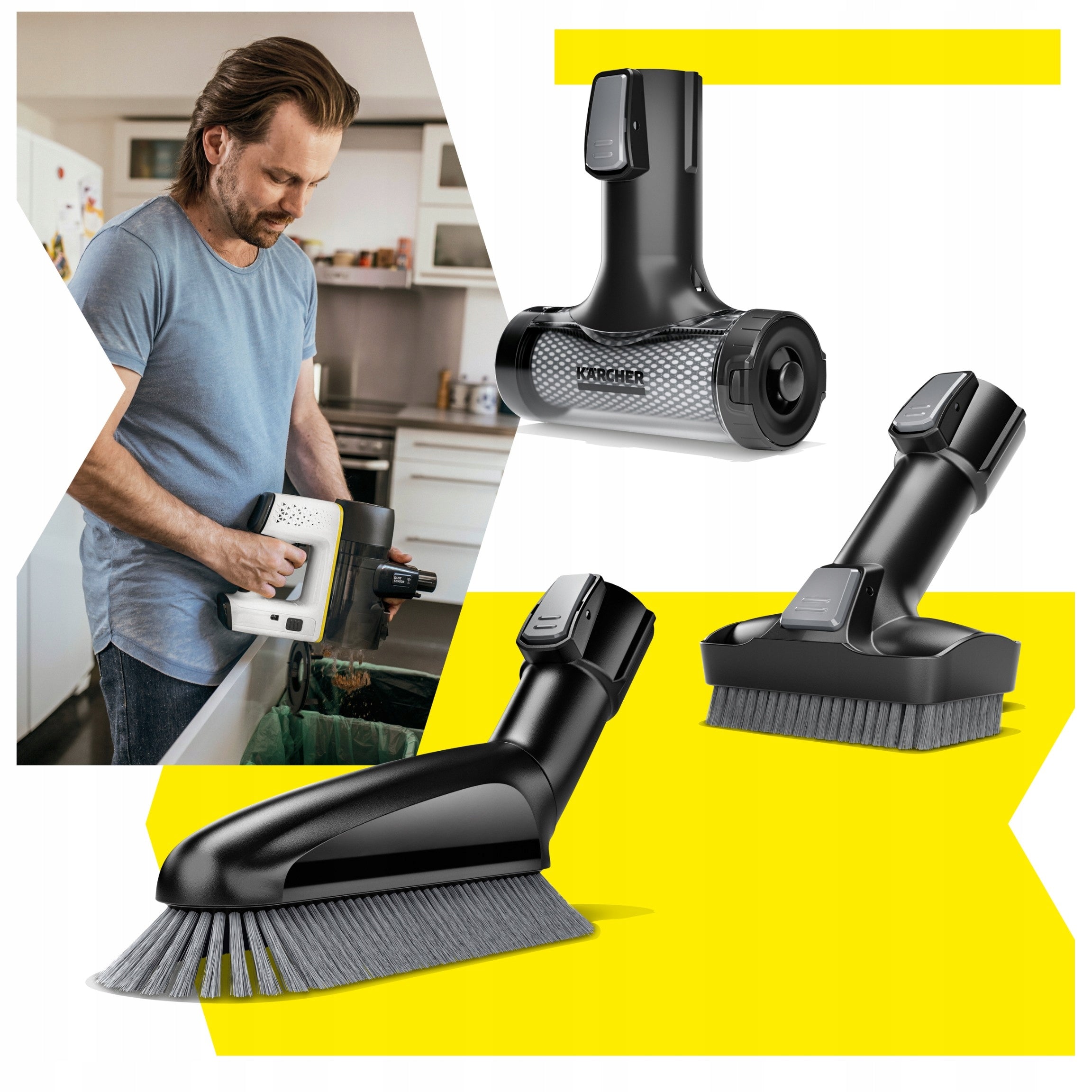 Karcher VC 7 Cordless yourMax 1.198-710.0 Cordless Upright Vacuum Cleaner Power supply rechargeable battery