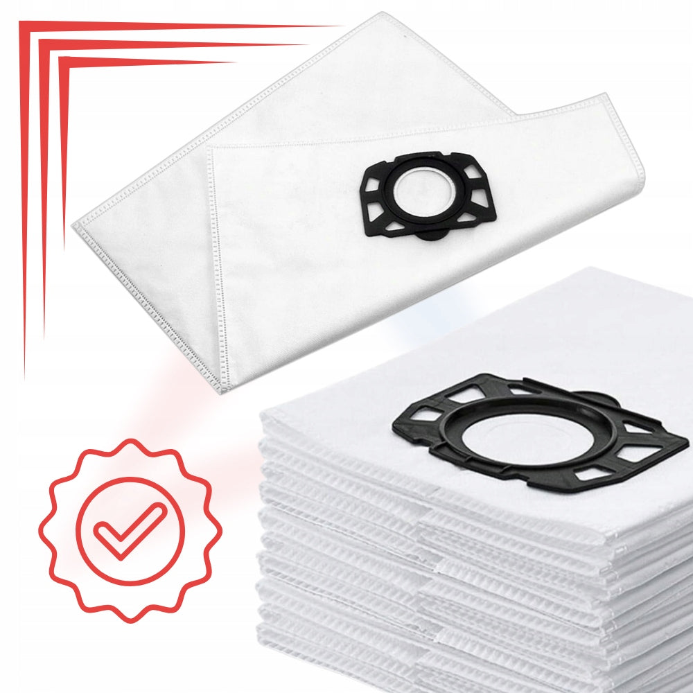 Kärcher WD4 WD5 WD6 synthetic vacuum cleaner replacement bags 10 pcs. Manufacturer Exim