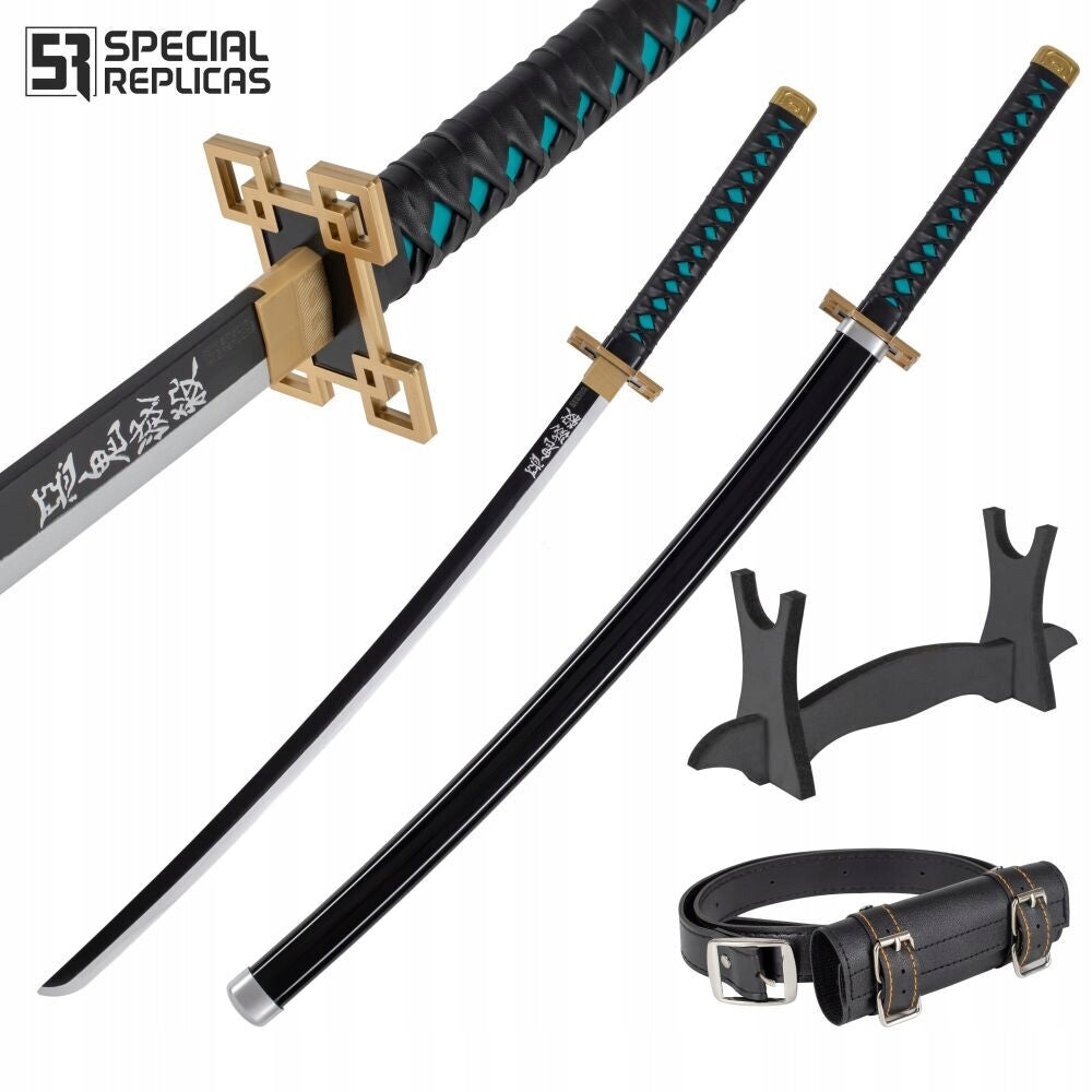 Katana Demon Sword Slayer Tokitou Muichirou's Wood Belt Stand JT10655