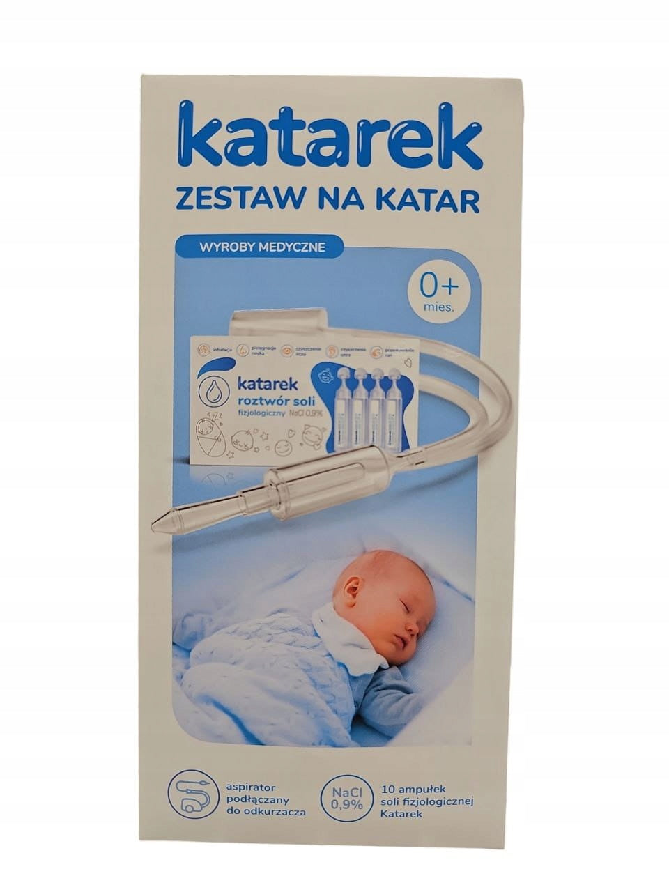 Katarek Aspirator + saline ampoule 10 pcs x 5 ml