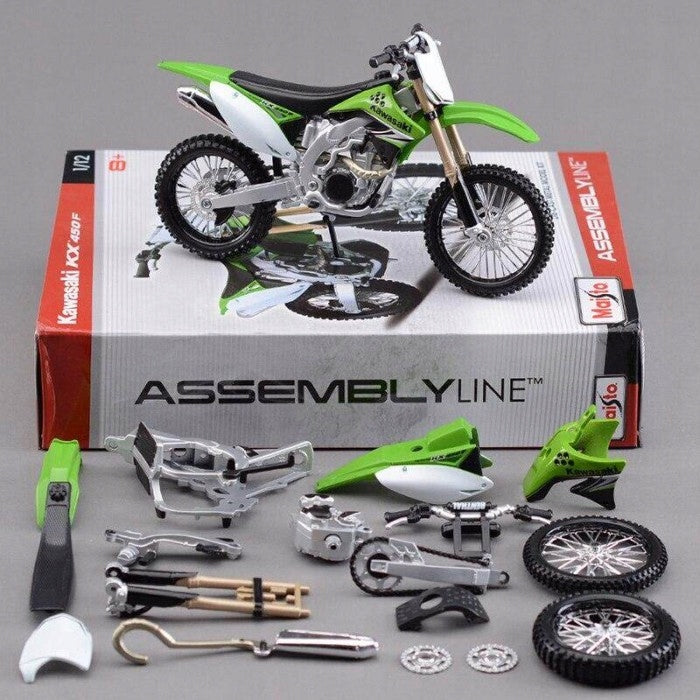 Kawasaki KX 450F KX450F Maisto KIT 1:12 Model For DIY Assembly